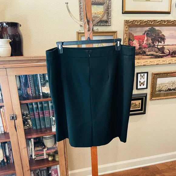 Loft Plus women’s plus size pencil skirt fully lined zip closure SZ 18 black - Picture 5 of 9